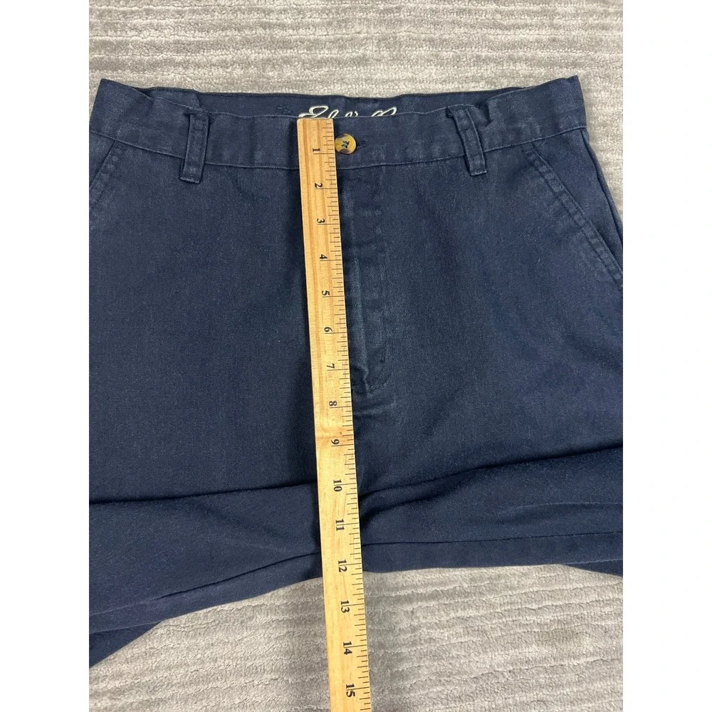 Eddie Bauer School Pants Boys 16 Navy Blue Uniform Straight Leg Chino 29x26